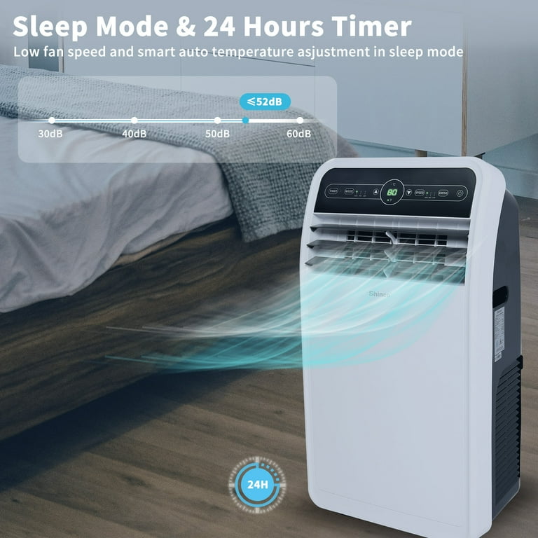Shinco 11,500 BTU ASHRAE(7400BTU SACC) 3 in 1 Portable Air Conditioner, Air  Cooler with Remote Control / Window Kit - Walmart.com