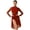 Burgundy, variant on Raenseen Women's Lyrical Dance Dress Long Sleeve Backless Skirt Leotard Modern Contemporary Dancewear Burgundy M