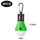 thumbnail image 2 of Lámpara de tienda Luz LED portátil para tienda de campaña 4 paquetes de luces de emergencia para huracanes con gancho de clip, 2 of 5
