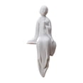 thumbnail image 1 of Estatuilla de estatua de Buda para acuario, adorno de cerámica, paisajismo duradero para terrario de jardín, uso en jardín de hadas para interiores, a D Macarena Estatua de Buda, 1 of 8