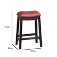 thumbnail image 4 of Juego 2 Bancos Poundex altos color Rojo, 4 of 4