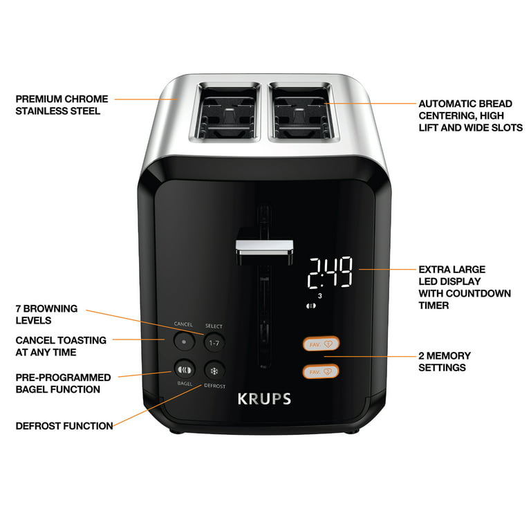 Krups 2-Slice My Memory Digital Toaster
