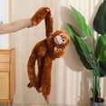 thumbnail image 4 of Punch Monkey Plush, Large Orangutan Soft Toy, Orangutan Plushies Plushies Material, Washable and Safe for Kids, Realistic Soft Cuddly Monkey Toy, 4 of 9