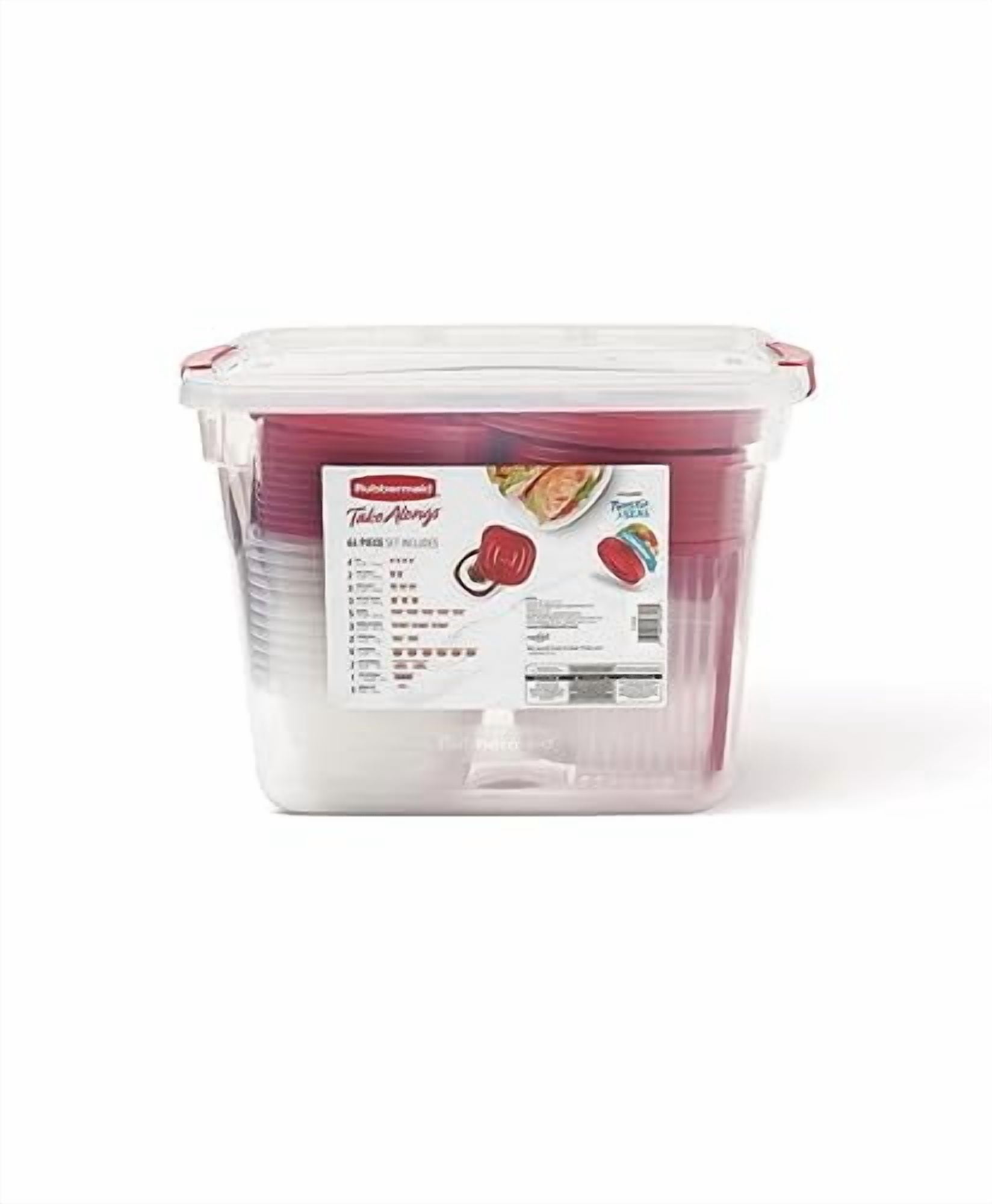 Rubbermaid 64-PieceTakeAlongs Food Storage Set with 30-Quart Storage Tote