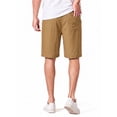 thumbnail image 3 of RICHCOIN Mens Linen Shorts Casual Summer Beach Drawstring Elastic Waist Shorts with Pocket, 3 of 7