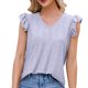 thumbnail image 1 of Blusa suelta OAVQHLG3B Store manga corta cuello V mujer, 1 of 5