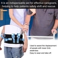 thumbnail image 3 of Back Support, Elderly Waist Traction Belt Patient Walking Moving Transfer Nursing Safety Assist Belt, Used to Assist People with Lower Limbs to Move, to Assist in Getting Up, and to Assist in(Blue), 3 of 8