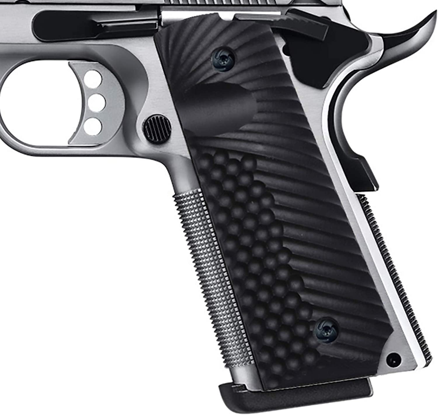 GUUUN 1911 GRIPS G10 Full Size Safety Cut Big Scoop Sunburst