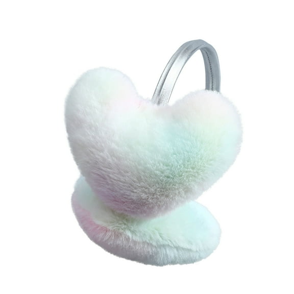 Lovskoo Woman's Gradient Color Winter Earmuffs Ear Protection Keep Warm Ear Warmer Earmuffs Blue