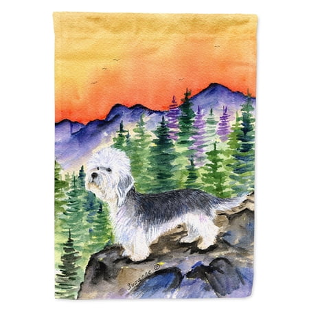 Caroline s Treasures SS8222-FLAG-PARENT Dandie Dinmont Terrier Flag multicolor
