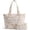 Wildflower, variant on Tote Bag for Women, Quilted Cotton Tote Bags with Top Zipper for College Work Travel Casual Shoulder Bag Purse Handbags, Wildflower