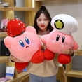 thumbnail image 2 of Peluche Kirby: Cojín de sofá suave y adorable con forma de fresa de Chef Love para niños, regalo de cumpleaños 2024, 2 of 4