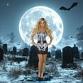 thumbnail image 2 of Bones Adult Dress Medium, 2 of 2