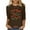 Brown, variant on Tops For Women Summer Trendy Summer Tops For Women 2025 Trendy V NeckTshirts Shirts For Women Graphic T-Shirts Plus SizeWomen Blouses Summer CuteWomens T Shirts Fitted Half Sleeve