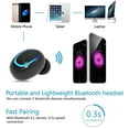 thumbnail image 6 of Q13 Mini Bluetooth Music Earbud Smallest Wireless Invisible Headphone with 5 Hour Playtime Car Headset for iPhone and Android Smart Phones（Single）, 6 of 8
