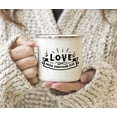thumbnail image 3 of Koyal Wholesale Valentine's Day Stainless Steel Campfire Mug, Love Above Everything Else,  Gift Box, 1-Pack, 3 of 5