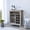 Light Gray, variant on Bar Cabinet with Wine Cubbies and Light Gray Color / Good Storage and Quick Installation