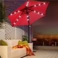 thumbnail image 4 of Renwick 7.40 Feet Table Patio Umbrella, LED Lights, 4 of 10