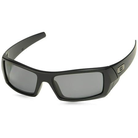 Oakley Men's OO9014 Gascan Rectangular Sunglasses, Matte, Black, Size 60 mm