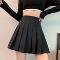 thumbnail image 4 of Falda plisada de cintura alta Rimocy para mujer 2023, estilo preppy, con cremallera, corte A, minifaldas para mujer, faldas cortas de verano de color liso para mujer, 4 of 6
