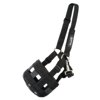 Tough-1 Poly/Nylon Grazing Muzzle W/ Halter - Black - Pony