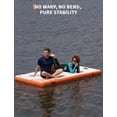 thumbnail image 3 of Inflatable Floating Dock Platform with EVA Non-Slip Surface, 6" Thick Heavy-Duty PVC, Portable Lake & Pool Water Mat with Ladder and Pump, 5x6FT to 10x10FT, 3 of 6
