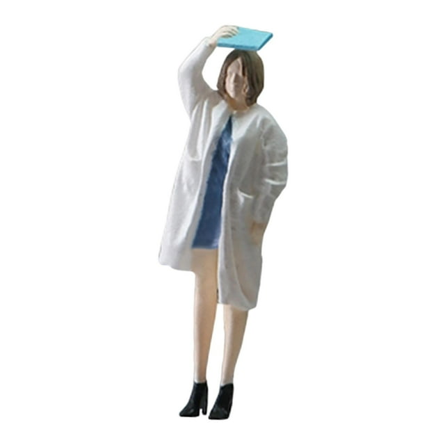 Figura de Doctor a escala 1:32, Figuras de Simulación, Figuras en Miniatura a Escala 1/32, mujer blanca
