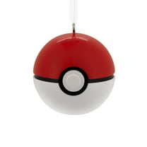 Hallmark Pokémon Poké Ball Christmas Ornament, Metal