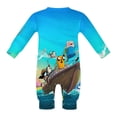 thumbnail image 6 of Adventure Time Jake The Dog Baby Onesie Romper Footless Infant Long Sleeve Jumpsuit for Boys Girls, 6 of 8