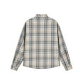 thumbnail image 3 of LIaqionyy Mens Big and Tall Shirts Formal Button down Plaid Long Sleeve Dress Shirt Work Business Casual Tops, 3 of 7