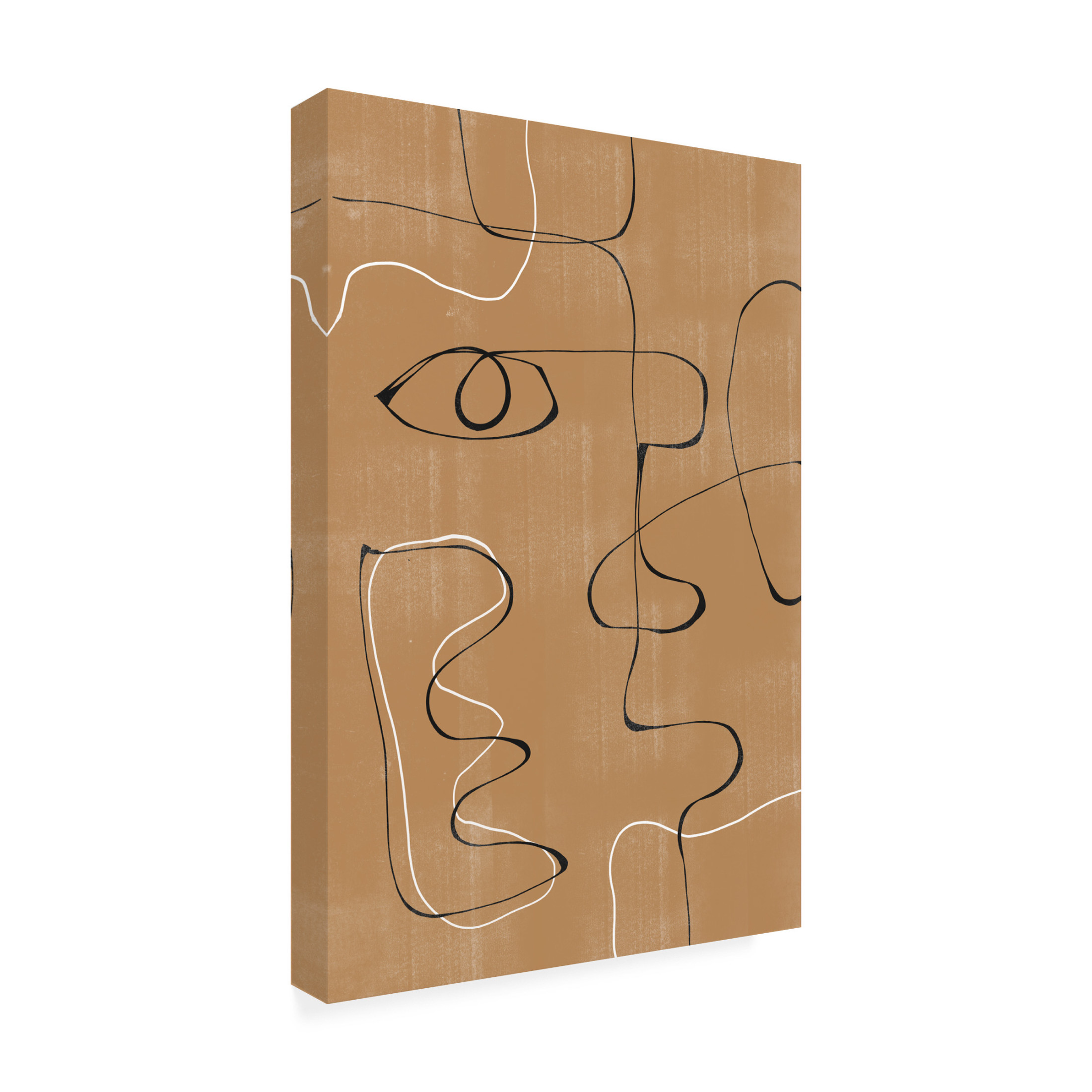 Trademark Fine Art THE MIUUS STUDIO Abstract Face No3 Canvas Wall Art