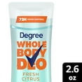 thumbnail image 3 of Degree Women Whole Body Deodorant Stick for Women Fresh Citrus Scent Aluminum Free, 2.6 oz, 3 of 13