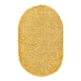 thumbnail image 3 of Unique Loom Everyday Shag Collection Area Rug - Solid (3' 3" x 5' 3" Oval Yellow), 3 of 6