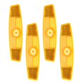 thumbnail image 1 of Reflectores de Rueda de Bicicleta, 4 Pcs Plástico Universal Seguridad Bicicleta Rueda Bisel Reflectante, 1 of 7