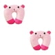 thumbnail image 4 of Yuarrent Almohadas para viajar, suaves y de apoyo, en forma de U para un viaje reparador, almohadas en forma de U para dormir, oso rosa, 26*30cm oso rosa 26*30cm 2Conjunto, 4 of 6