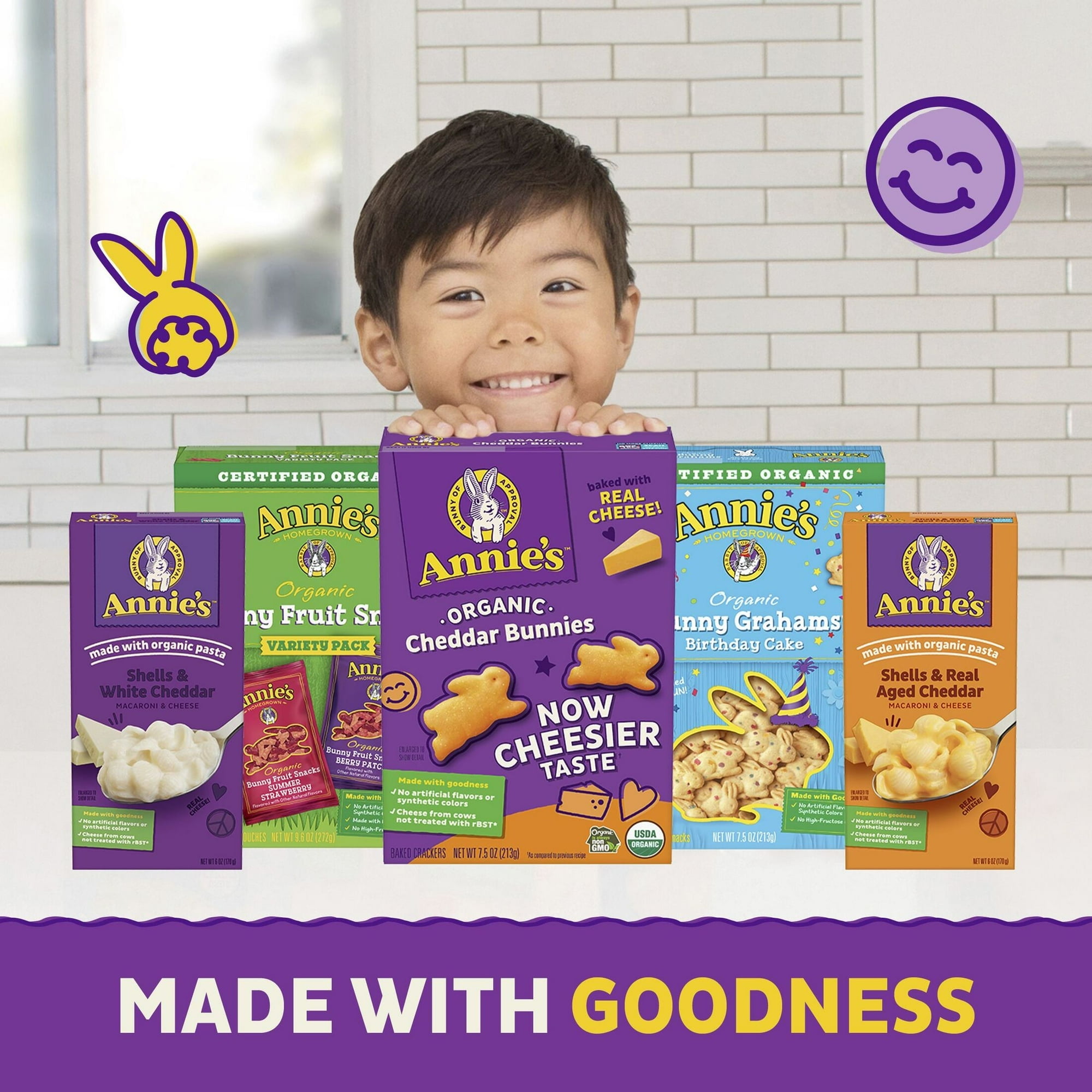 Annie's Real Aged Cheddar Microwave Mac and Cheese with Organic Pasta, 4 Cups, 8.04 oz ( 3 Pack )