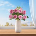 thumbnail image 5 of Bulk Artificial Roses - Velvet Silk White Roses for Wedding Centerpieces, Bridal Bouquets & Home Decor - Realistic Flowers in Bulk, 5 of 6