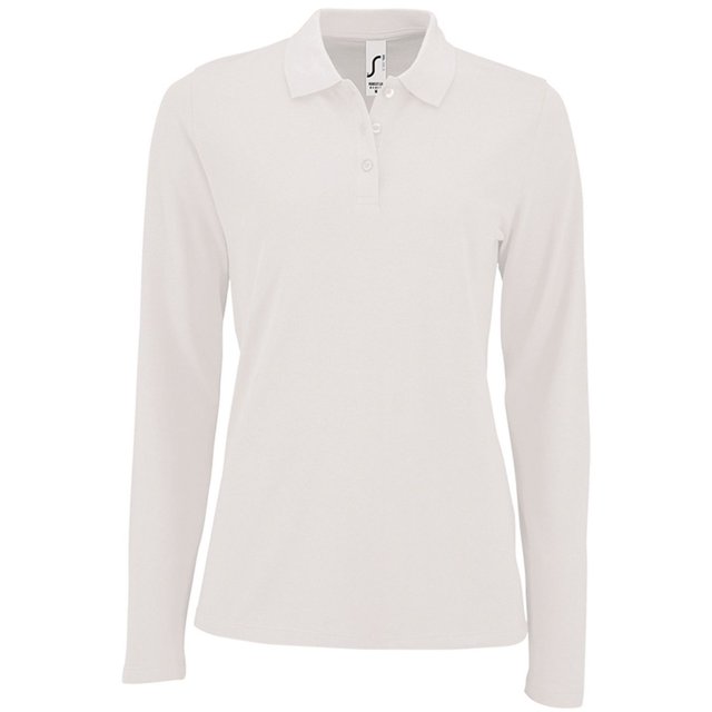 Sol's Polo Piqué à Manches Longues Parfait pour Femmes