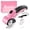 Pink, variant on KITESDER 4V Rechargeable Cordless Electric Scissors with 2 Blades, Safety Lock & LED Light, Powerful Cutting for Cardboard Box, Plastic, Leather, Fabric