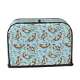 thumbnail image 2 of Lsque Cute Otters Print 2 Slice Toaster Cover , Kitchen Appliance Dustproof Protector , Toaster Protector Dustproof Kitchen Appliance Cover, 2 of 7