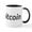 White/Black Inside, variant on CafePress - Mug With The Bitcoin Logo And Name - 11 oz Ceramic Mug - Novelty Coffee Tea Cup