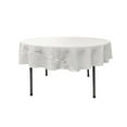 thumbnail image 1 of LA Linen TCpop72R-WhiteP11 Polyester Poplin Tablecloth, White - 72 in. Round, 1 of 1