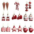 2Pcs Christmas Tree Candy Cane Decorations Craft Pendant Holiday Party