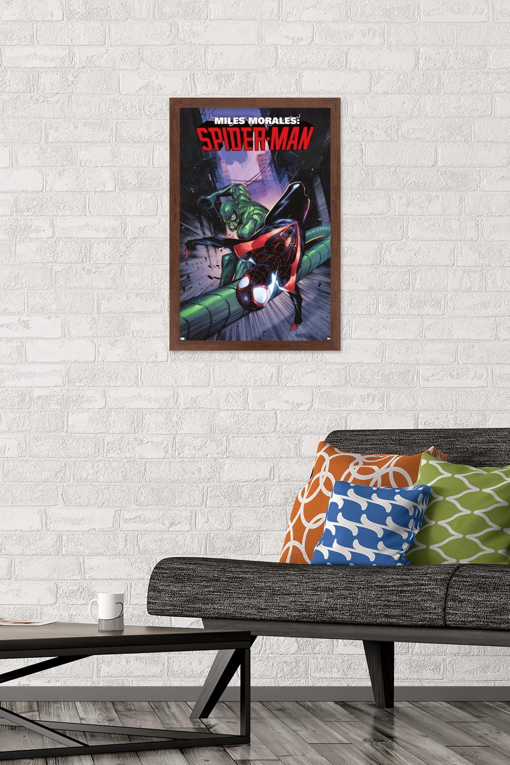 Marvel Comics - Miles Morales: Spider-Man #2 Wall Poster, 14.725" x 22.375" Framed