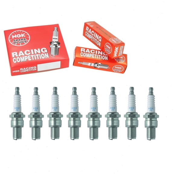 8 pc NGK 5196 Racing Spark Plugs for 92070-3704 Ignition Wire Secondary