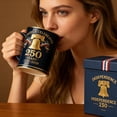 thumbnail image 4 of United States 250th Anniversary Mug 15oz Ceramic, 250th Anniversary Coffee Mug with Gold Accents, Patriotic US 250th Anniversary Drinkware, Commemorative Coffee Cup, 4 of 4