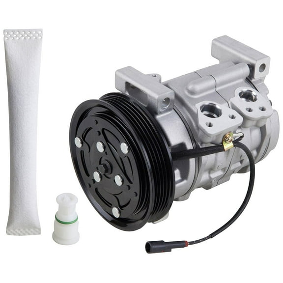 AC Compressor w/ A/C Drier For Chevy Tracker 2.0L 4-Cyl 1999 2000 2001 2002 2003 - BuyAutoParts
