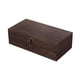 thumbnail image 1 of Caja de almacenamiento de madera mayimx Caja de madera Rústica con tapa con bisagras Pequeño organizador, 1 of 9