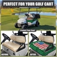 thumbnail image 4 of Whosucclay Distressed American Flag Golf Cart Seat Cover, Anti-Wear Breathable Protector for 2 Person Golf Cart Seat Anti-Fade Towel Blanket, 52.36"x 32.28", 4 of 7