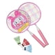 thumbnail image 3 of Raqueta de bádminton para niños Juego deportivo con 3 bádmintons Bádminton Rosa, 3 of 9